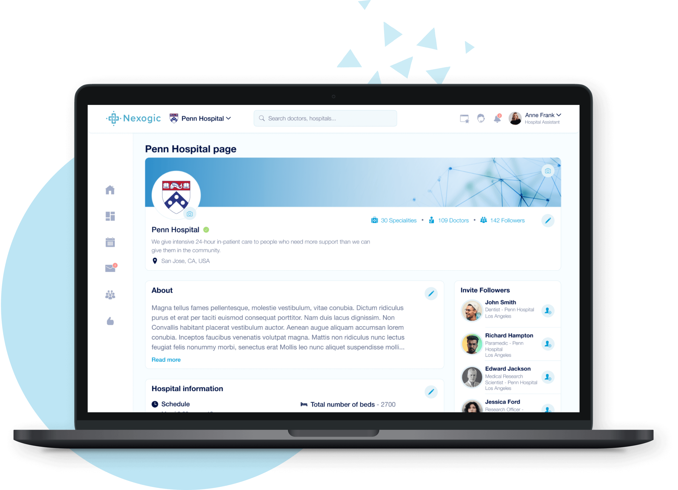 medical professional network Physician Profiles Online Nexogic